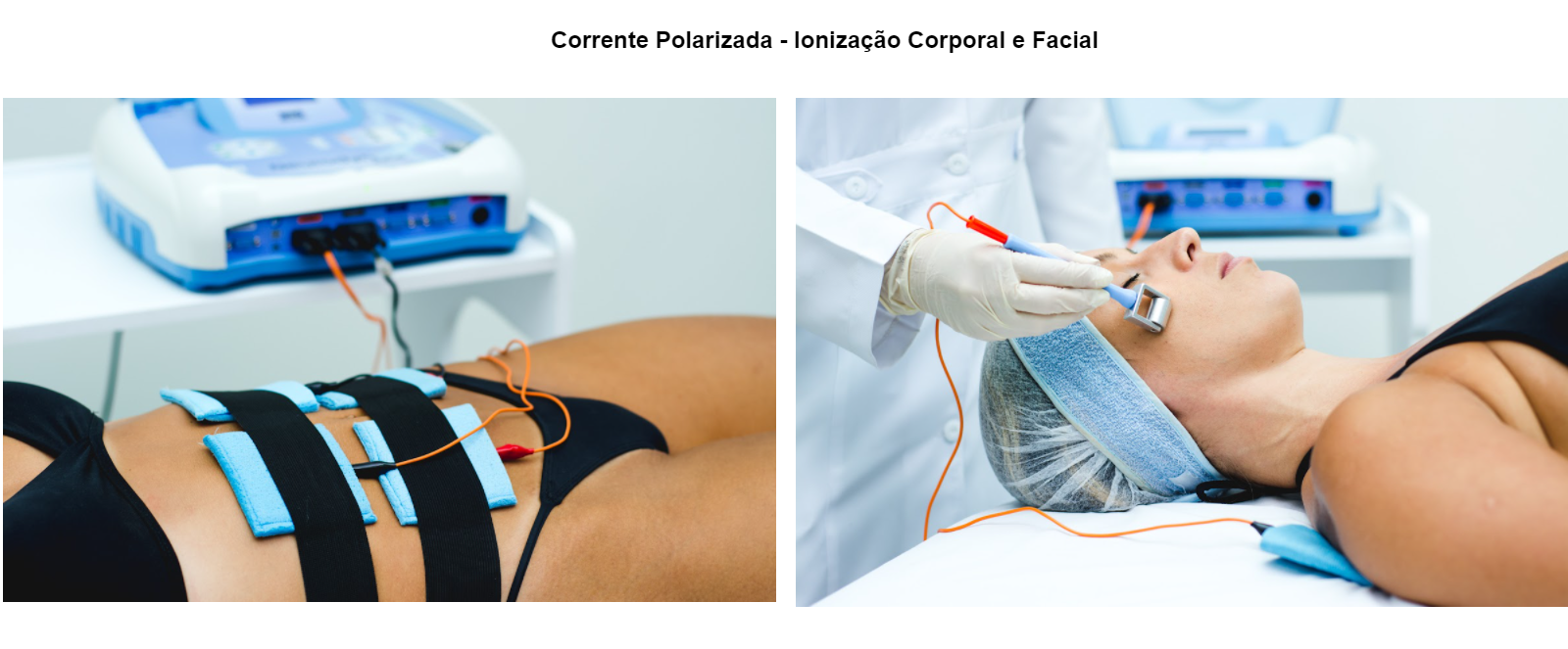 Corrente Polarizada - Ionização Corporal e Facial